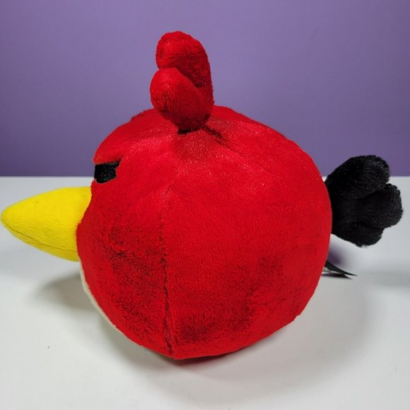 Angry Birds RED BIRD 7” Plush Stuffed Toy No Sound 2010 Commonwealth - Picture 2 of 8